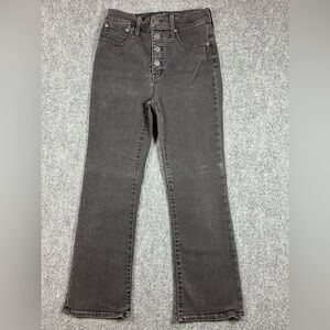 Madewell Women's Cali Demi-Boot Jeans in Charcoal